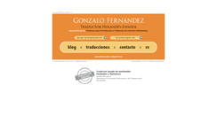 Desktop Screenshot of gonzalofernandez.es